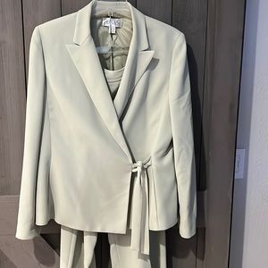 Ladies side tie pants suite